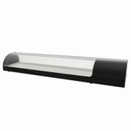 Vitrine réfrigérée pour tapas pour 4 gn 1/3 verre courbe - 1810x400x285 mm - 160 W 230/1V - 13CC2184 Eurast - inox 13CC2184 Vitrine réfrigérée pour tapas pour 4 gn 1/3 verre courbe - 1810x400x285 mm - 160 W 230/1V - 13CC2184 Eurast - inox 13CC2184