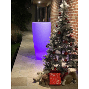 3 en 1 dessus inox : pots de fleur, vases décoratifs, mange-debout - fabriquée en France - PMUHDVL-PU02_0