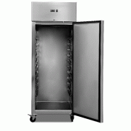 Armoire pâtissière réfrigérée positive inox avec 1 porte pleine -2/... - PGE800TN