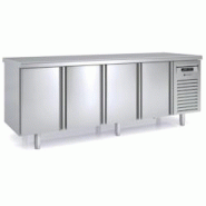 CORECO Meuble Gn1/1 Traversant - 8 Portes Pleines - -2/+8 - 2245X780X850 - Interieur Et Exterieur Aisi 304 - Portes Embouties Inox MFCG-250 - Acier in CORECO Meuble Gn1/1 Traversant - 8 Portes Pleines - -2/+8 - 2245X780X850 - Interieur Et Exterieur Aisi 304 - Portes Embouties Inox MFCG-250 - Acier in