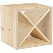 Cube avec range bouteille en pin 12 bouteilles Dinamic Astigarraga - multicolore 3700866377700 Cube avec range bouteille en pin 12 bouteilles Dinamic Astigarraga - multicolore 3700866377700