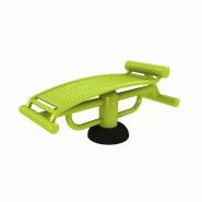 L'abdo simple - Équipement sportif extérieur - Acier galvanisé thermolaqué - Pour la sangle abdominale L'abdo simple - Équipement sportif extérieur - Acier galvanisé thermolaqué - Pour la sangle abdominale