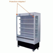 Location de vitrine réfrigérée semi-verticale - SMALL - 0°C à +4°C, 5 niveaux modulables Location de vitrine réfrigérée semi-verticale - SMALL - 0°C à +4°C, 5 niveaux modulables