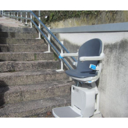 Monte-escalier pour escaliers tournants  - Charge maximale jusqu'à 160 kg - Handicare H4000 Extérieur