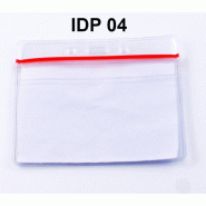 Porte-badge hermétique souple - Référence : IDP04 - Lot de 100pcs, format CB 86x54