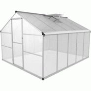 Uniprodo - Uniprodo UNI_GREEN HOUSE_04 Serre de jardin polycarbonate 310 x 250 x 195 cm polycarbonate + aluminium Mini serre de jardin serre - 4062859 Uniprodo - Uniprodo UNI_GREEN HOUSE_04 Serre de jardin polycarbonate 310 x 250 x 195 cm polycarbonate + aluminium Mini serre de jardin serre - 4062859
