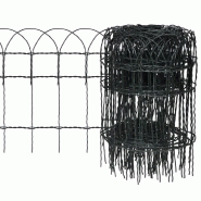 Vidaxl bordure de pelouse fer enduit de poudre 25x0,4 m 141072 Vidaxl bordure de pelouse fer enduit de poudre 25x0,4 m 141072