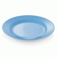 Assiette plate mélamine Ø 23 cm bleu lot de 12 - Was Germany - bleu matière synthétique 4044925022156