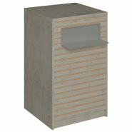 Comptoir Vertigo H T03naturel solo L60cm 1 tabl.Couliss.2tabl.Amovibles -érable
