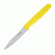 Couteau d'office Hygiplas jaune 7,5 cm - FX124 Couteau d'office Hygiplas jaune 7,5 cm - FX124