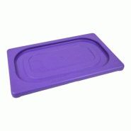 Couvercle Polypropylène Clippé GN 1/4 - HACCP Violet - Gastroland - violet plastique polypropylène 3701666009624