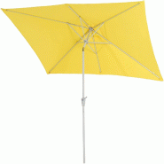 Décoshop26 - Parasol de jardin 2x3m rectangulaire inclinable polyester/aluminium 4,5kg jaune 04_0003893 - jaune aluminium 3000536132692