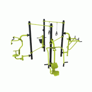 Station Combo 4-2, agrès extérieurs avec modules sportifs et accessibilité PMR - Gamme stations COMBO Station Combo 4-2, agrès extérieurs avec modules sportifs et accessibilité PMR - Gamme stations COMBO