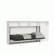 Itamoby Lit simple Kando Frêne Blanc composition A avec matelas - blanc VE90SINKCOMAM-BF