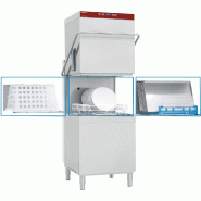 Lave vaisselle professionnel electrique a capot panier 600x500mm av... - PDCR37/6-AC_0