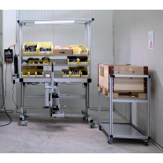 Poste de travail individuel ergonomique et efficace pour les petits sous-ensembles Poste de travail individuel ergonomique et efficace pour les petits sous-ensembles