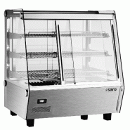 Vitrine chauffante SELF 165W portes coulissantes - 98 L - SARO - 330-3520