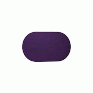 Stil Casa, set de 12 sets de table unicolores, polyuréthane cousu, 48xh. 30 cm, finition dollar couleur violet. - TOV4830-D-VID Stil Casa, set de 12 sets de table unicolores, polyuréthane cousu, 48xh. 30 cm, finition dollar couleur violet. - TOV4830-D-VID