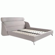 AC ANGEL CERDA Angel Cerdá Lit en tissu gris clair 7161C 207 x 250 x 102 - gris Bois massif 8435631028871 AC ANGEL CERDA Angel Cerdá Lit en tissu gris clair 7161C 207 x 250 x 102 - gris Bois massif 8435631028871