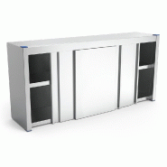 Armoire à portes coulissantes en acier inoxydable Armoire à portes coulissantes 990x340x660 mm. Horemaq - 080806