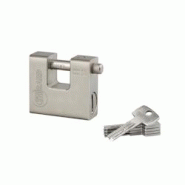 Cadenas à clé Thor, acier, chantier, anse acier, 74mm, 5 clés réversibles - THIRARD - gris 3150260897401 Cadenas à clé Thor, acier, chantier, anse acier, 74mm, 5 clés réversibles - THIRARD - gris 3150260897401