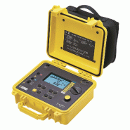 CHAUVIN ARNOUX - CA 6543 - Contrôleur d'isolement 50V/100V/250V/500V/1000V, 4 Tohm, Boîtier chantier IP53, Accumulateur rechargeable intégré, USB