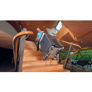 Diable monte-escaliers électrique en aluminium pour photocopieurs - Capacité 200 kg - Cargomaster CC200_1