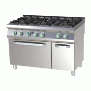 Fourneau à gaz avec four à gaz RM - SPT 7120/21 G - RM Gastro - 0615402500913