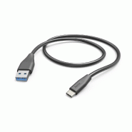 Hama 00201595 Câble USB 1,5 m USB 2.0 USB A USB C Noir - noir 00201595