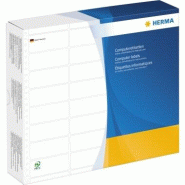 HERMA Etiquettes informatiques en continu,  81,28 x 35,7 mm, blanc - 8242