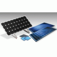 Panneaux solaires photovoltaïques monocristallin - polycristallin