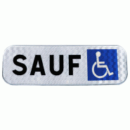 Panonceau de stationnement M6h - Sauf PMR - Signalisation de parking Panonceau de stationnement M6h - Sauf PMR - Signalisation de parking