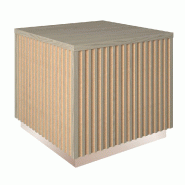 Podium Petit Vertigo T01 MDF naturel finition orme 45x45x40cm