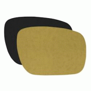 Stil Casa, set de 12 sets de table bicolores, polyuréthane cousu, 44xh. 31 cm, finition dollar couleur ocre/noir. - TOV-D-OV-OB Stil Casa, set de 12 sets de table bicolores, polyuréthane cousu, 44xh. 31 cm, finition dollar couleur ocre/noir. - TOV-D-OV-OB