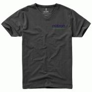 T-shirt bio manches courtes pour homme - Kawartha 38016950 - Col V, tissu extensible et coton biologique 200 g/m² T-shirt bio manches courtes pour homme - Kawartha 38016950 - Col V, tissu extensible et coton biologique 200 g/m²