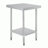 Table en acier inoxydable sans rebord 600x700x900mm - PGJ500
