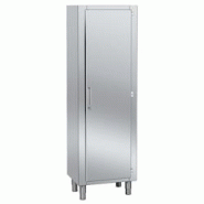 Armoire en acier inoxydable 1 porte 4 étagères - 600x600x1900 mm - 10000420 Eurast - gris inox 10000420 Armoire en acier inoxydable 1 porte 4 étagères - 600x600x1900 mm - 10000420 Eurast - gris inox 10000420