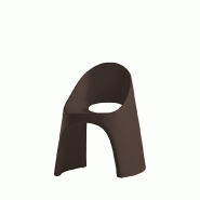 Chaise design in & out AMELIE - moka Chaise design in & out AMELIE - moka