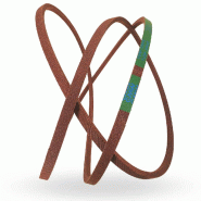 Courroie trapézoïdale TURF DRIVE - 13 mm x 8 mm x 1270 mm - revêtement sec, Kevlar & caoutchouc haute performance_0