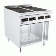 Cuistance BASE 900 Cuisinière à induction  électrique4 PL. - 7178.3145 COMBISTEEL - 7178.3145