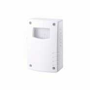 Détecteur de mouvement micro-ondes extérieur Alcapower 180° IP65, puissance maximale de 1200 W, technologie radar haute précision 5,8 GHz - blanc
