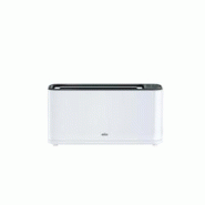 Grille pain braun purease ht 3100 1000w 1 fente extra large fonction dégivrage / réchauffage blanc - 0X23010010 Grille pain braun purease ht 3100 1000w 1 fente extra large fonction dégivrage / réchauffage blanc - 0X23010010