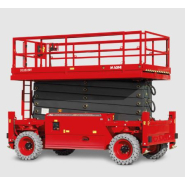 Plateforme à ciseaux tout-terrain - Capacité de charge 1000 kg - Hauteur de travail 28 m - DS2825RT - MAGNITH