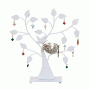 PrÉsentoir porte bijoux arbre support boucle d\'oreille vitrine blanc 39 cm 3512053