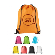 Sac à dos non-tissé avec coins renforcés Logan - Sacs à dos personnalisés Sac à dos non-tissé avec coins renforcés Logan - Sacs à dos personnalisés