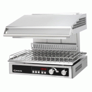 Salamandre plafond mobile PLUS, commandes électroniques, 3 foyers, surface de cuisson 560 x 358 mm, compatible GN 1/1 avec maint Salamandre plafond mobile PLUS, commandes électroniques, 3 foyers, surface de cuisson 560 x 358 mm, compatible GN 1/1 avec maint