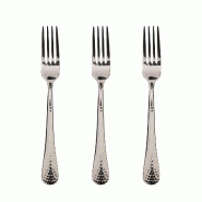 San Ignacio - Set de 3 fourchettes en acier inoxydable - Eiffel - argenté inox Q5208