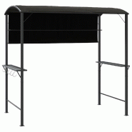 VidaXL Belvédère avec toit 220x110x200 cm Anthracite Modèle AbriDuo 65 - noir 318533