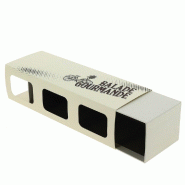 Boite fourreau carton "Balade gourmande" 3 fenêtres 25,8x6,5x8,6cm - par 60