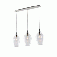 Bonetti Illumina Ares Rail en fer avec verre pyrex transparent 3 lumières L.75x10 BL273-BIN3-TR - transparent 8050713218478